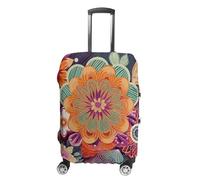 GHBNK Luggage Covers for Suitcase Travel Luggage Case Cover Bohemian Colored Flower Luggage Protector Suitcase Cover Washable Stretch Suitcase Protector Fits 19-32 Inch Luggage, style, M