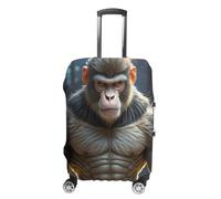 GHBNK Luggage Covers for Suitcase Travel Luggage Case Cover Invincible Monkey Luggage Protector Suitcase Cover Washable Stretch Suitcase Protector Fits 19-32 Inch Luggage, style, Small