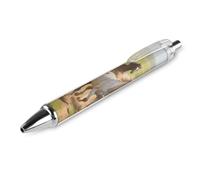 GHBNK Running Horses Ballpoint Pens Retractable Ball Point Pens Black Ink 0.5mm Fine Point Smooth Writing Pen Office Supplies 1 PCS