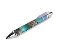 GHBNK Sea Turtle Ballpoint Pens Retractable Ball Point Pens Black Ink 0.5mm Fine Point Smooth Writing Pen Office Supplies 1 PCS