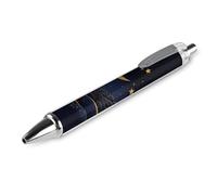 GHBNK There Are Stars And Moon on It Ballpoint Pens Retractable Ball Point Pens Black Ink 0.5mm Fine Point Smooth Writing Pen Office Supplies 1 PCS