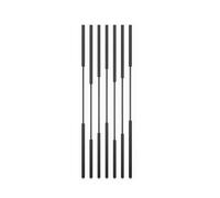 GHBSDNEPP 7-Piece Set of Metal Room Dividers, Privacy Screens, Room Divider Posts, Suitable for Living Rooms and Studies, Column Decorative Grid with Adjustable Height and Adjustable Feet (Gold, H115