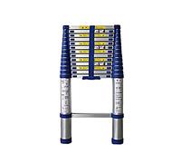 GHBSDNEPP Attic Ladders 6.6Ft/9.5Ft/13.4 Aluminum Stairs Thickened Folding Ladder Pedals Telesladder Engineeladder with Hook Home Telesladder Wall Mounted Stairs/D/2.6M/8.5Ft