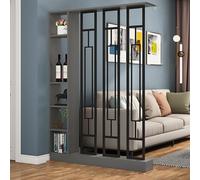 GHBSDNEPP Floor-To-Ceiling Wall-Mounted Partitions with Shelves, Room Dividers, and Partition Columns for the Entrance Hall. Floor-To-Ceiling Decorative Partition Columns, Versatile Room Dividers./Gra