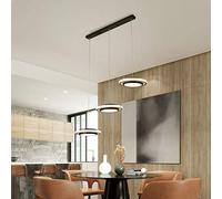 GHBSDNEPP Minimalist Minimalist Creative Personality Modern Lighting Art Studio Bar Restaurant Led UFO Chandelier Three Dimming Levels 78 * 22Cm/Black
