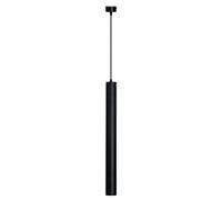 GHBSDNEPP Modern Led Black Single Head Hanging Lamp Light Aluminum Tube Chandelier Bar Hall Bedroom Bedside Light Bedroom Ceiling Downlights Tube Chandelier Ceiling Downlight Dropl/6*50Cm/Neutral Ligh