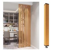 GHBSDNEPP Privacy Screens, Column-Shaped Room Dividers, Aluminumrt Column, Decorative Privacy Room Divider, Square Post for Dining Room/Stairs/Hallway, 2 3 4 5 6 7 Foot High Privacy Screen/Wood-1 Pcs/
