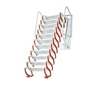GHBSDNEPP Telesloft Ladder Wall-Mounted Folding Stairs Familyy Attic Ladder Telescoping Ladder for Home Attic Outdoor Work/D/3
