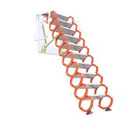 GHBSDNEPP Telesloft Ladder Wall-Mounted Folding Stairs Familyy Attic Ladder Telescoping Ladder for Home Attic Outdoor Work/C/2.25