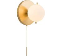 GHBSDNEPP Wrought Iron Zipper Wall Lamp - Nordic Minimalism Indoor Living Room Bedroom Bedside Study Aisle E27 Energy Saving Wall Light Fixture/D