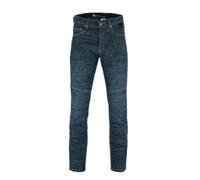 GHC SPORTSWEAR Men's Fit Motorbike Jeans Armoured Protective Jeans and Trousers for Motorbikes Certified According to EN 1621-1,Tapered Fit Distress Blue -36W/32L