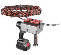 GHCCDAM Electrician's Cable Pipe Threading Device, Wall Threading Wire Machine,Automatic Stringing Wire Puller, Lithium Battery Threading Machine for Construction Hydropower, 15/30m Cable