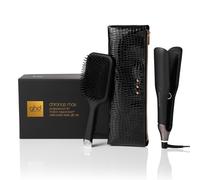 ghd Chronos Max Festive Gift Set - Wide Plate Hair Straighteners with Paddle Brush andheat-Resistant Bag, 85% Larger Plates
