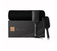 ghd Glide+ Max Smoothing Hot Brush Festive Gift Set in Black, with ghd The All-Rounder Paddle Brush and Heat Proof Bag - Quick & Easy Ultra Smooth Results - for Long, Thick & Curly Hair Types