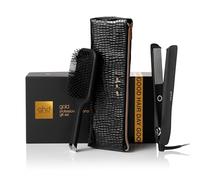 ghd Gold Festive Gift Set - Hair Straighteners with Paddle Brush andheat-Resistant Bag, Instantly Sleeker, Smoother Hair