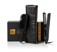 ghd Gold Festive Gift Set - Hair Straighteners with Paddle Brush andheat-Resistant Bag, Instantly Sleeker, Smoother Hair