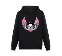 Ghee Bret The Hitman Hart Unisex Hooded Printed Pullover Hoodies Mens Black Sweatshirts M