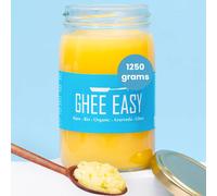 Ghee Easy 1250g Bio Ghee from Grass-Fed Cows - Highly Pure Authentic Ayurvedic Ghee, Without Additives - Certified Organic & Biodynamic - Free from La