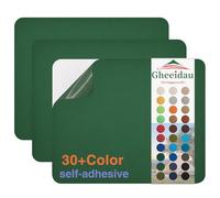 Gheeidau Canvas Repair Patch Cover Repair Polyester Patch 9×11 INCH 3PCS Waterproof Self-Adhesive Fabric Repair Patch for Tents,Cover,Canopy,Awnings,Patio,Backpack,Outdoor Gear.(Bottle Green)