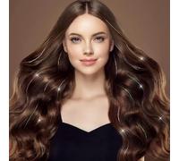 GHELONADI - 4pcs 6-Teeth U-Shape Snap Wid Clips Hair Tinsel With Tools 1 PCS 43 Inch 200 Strands Fairy Hair Tinsel Heat Resistant Glitter Tinsel Hair Extensions, Christmas Sparkling Hair Tinsel Kit