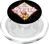 Ghent in Flanders Belgium Retro Europe Vintage Souvenir PopSockets PopGrip for MagSafe