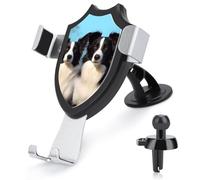 GHEPSDW Border ColliePrinted Suction Cup Phone Holder Car Phone Holder, Suitable for Car Dashboard, Windshield, Vents.