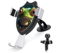 GHEPSDW Cartoon FrogPrinted Suction Cup Phone Holder Car Phone Holder, Suitable for Car Dashboard, Windshield, Vents.