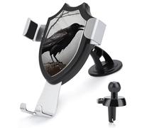 GHEPSDW Crow BirdsPrinted Suction Cup Phone Holder Car Phone Holder, Suitable for Car Dashboard, Windshield, Vents.