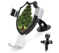 GHEPSDW Garlad Pine TreePrinted Suction Cup Phone Holder Car Phone Holder, Suitable for Car Dashboard, Windshield, Vents.