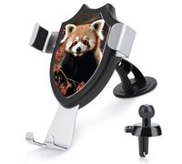 GHEPSDW Red PandasPrinted Suction Cup Phone Holder Car Phone Holder, Suitable for Car Dashboard, Windshield, Vents.
