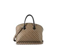 Gherardini large Bowling Alley monogram cross body bag - Brown One Size