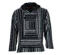 Gheri Cotton Hoodie Cardigan Unlined Baja Hoody Hooded Hippy Jacket