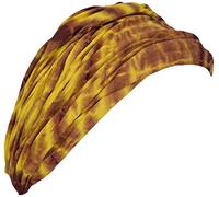 Gheri Cotton Nepalese Tie Dye Hippie Colorful Headwrap Headband Mustard