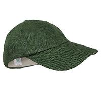 Gheri Hemp Rainbow Tie Dye Handmade Cap Summer Visor Hat Green