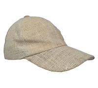 Gheri Hemp Rainbow Tie Dye Handmade Cap Summer Visor Hat Natural