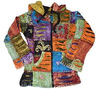 Gheri Patchwork Baby Boys Girls Hippie Funky Jacket Hoody 2 Years