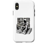 Ghetto Blaster Old School Hip Hop T-Shirt Retro Boombox Case for iPhone X/XS