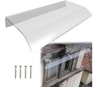 GHFXSCV 20" x 260" Transparent Patio Awning CanopyDurable Exterior Window Awning for Front Door Available in Widths 14" to 83" Perfect Outdoor Protection
