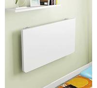 GHFXSCV Adjustable Wall-Mounted Folding Table - Multi-Purpose Drop-Leaf Breakfast Bar & Writing DeskSpace-Saving DesignAvailable in 60cm to 120cm Sizes for Home & Office