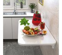 GHFXSCV Foldable Wall-Mounted Table - Space-Saving Laundry & Office DeskSturdy Floating Dining Table for Small SpacesNarrow Long Drop-Down Design (Size: 10)