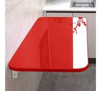 GHFXSCV Wall-Mounted Folding Table Compact Wooden Wall Desk for Small Spaces Space-Saving Kitchen Table Versatile Wall-Mounted Workstation Easy to Install Stylish and Functional