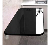 GHFXSCV Wall-Mounted Folding Table Space-Saving Wooden Wall Desk Adjustable Kitchen Table for Small Spaces Compact Wall-Mounted Workstation Versatile Folding Desk for Home Office