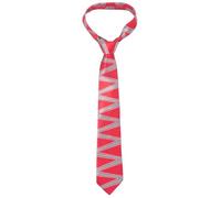 GHGMAO Anger Costume Anger Tie Red Printed Emotions Cartoon Movie Props Halloween Cosplay Carnival Party Accessories