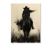 GHHKUD Paint by Number Kits for Adults with Framed Canvas, Ride A Horse Easy Adult Paint by Numbers Canvas Kits for Beginner, Oil Acrylic Arts and Crafts for Home Wall Decor 8x12inch