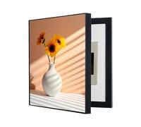 GHHQQZ Decorative Fuse Cabinet Electric Meter Cover Hide Paintings No Drilling Required Electricity Distribution Box Wall Art Bathroom Zone(C,35x45cm)