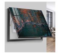 GHHQQZ Electric Meter Box Decorative Painting Upward Opening Fuse Box Cover Cabinet Wall Mounted Electrical Panel Cover Living Room Corridor(B,40x50cm)