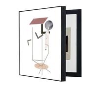 GHHQQZ Electrical Distribution Decorative Box Hide Counter Paintings Opens to The Left Weak Box Cover Wall Art Dining Room Kitchen(E,40x30cm)