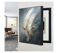 GHHQQZ Electrical Panel Box Cover Decorative Wall Art Open to The Left Hide Counter Paintings Distribution Box Concealment Stairwell Common Area(F,30x40cm)