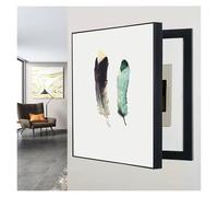 GHHQQZ Electrical Panel Box Cover Decorative Wall Art Open to The Left Hide Counter Paintings Distribution Box Concealment Stairwell Common Area(C,60x80cm)