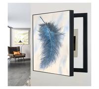 GHHQQZ Electrical Panel Box Cover Decorative Wall Art Open to The Left Hide Counter Paintings Distribution Box Concealment Stairwell Common Area(B,50x60cm)